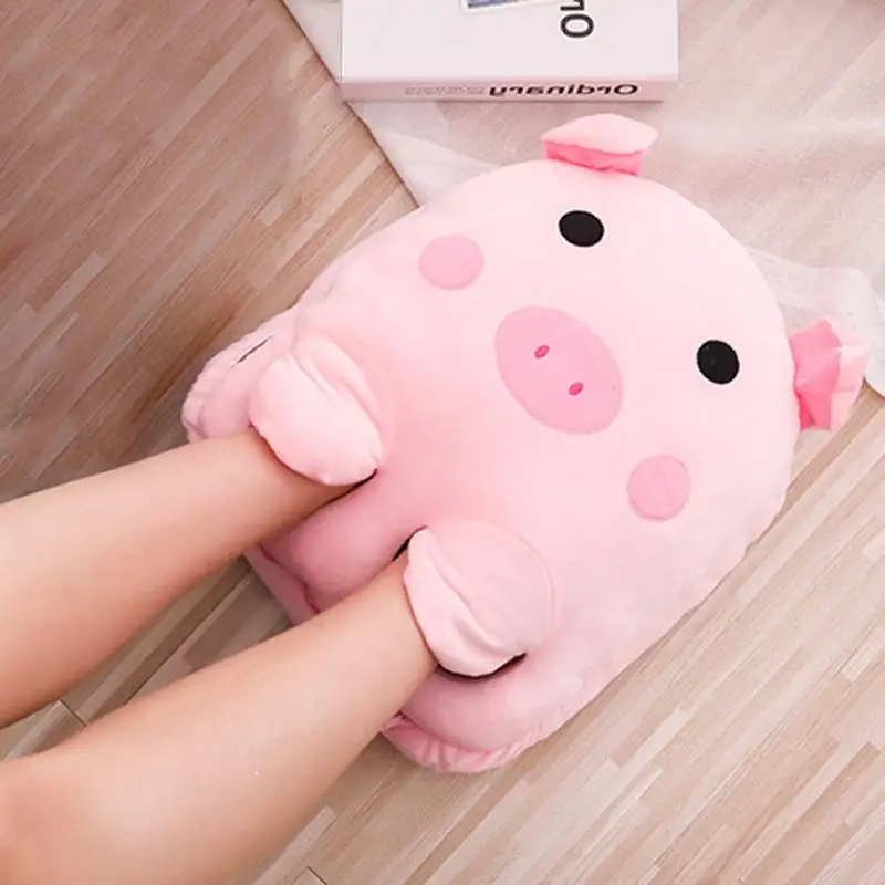 

2019 Cartoon Shaped USB Foot Warmer Electric Heated Shoes Office Foot Warmer Electric Heated Hand Warmer Washable Foot Warmer