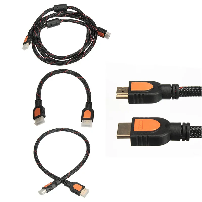 

0.3m/0.5m/1.5m 1080P Ethernet 3D Premium v1.4 HDMI Cable High Speed For DVD BluRay HDTV