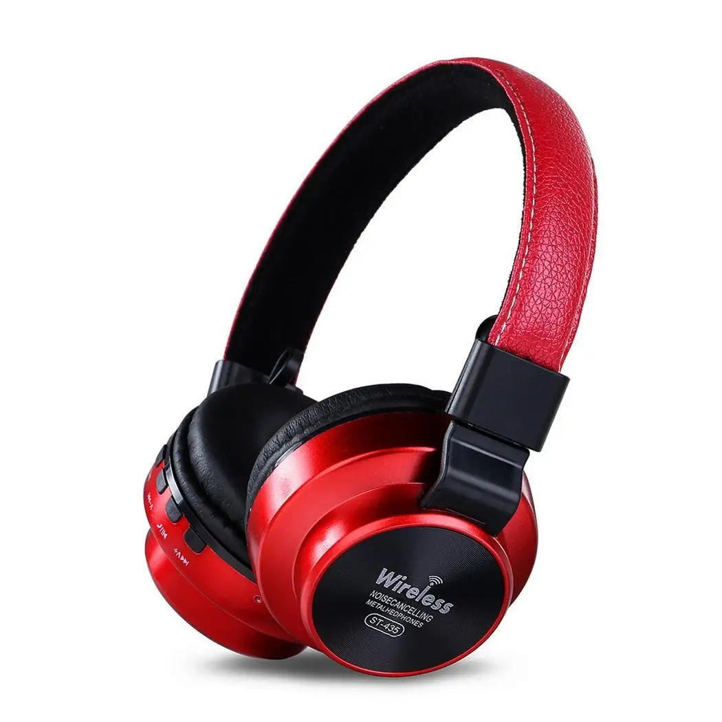 Bluetooth гарнитура складные наушники с микрофоном V5.0 для ПК мобильных 200 мА/ч литий