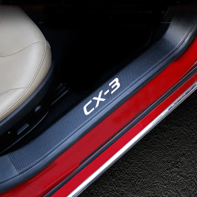 For Chevrolet Cruze Accessories 2016 2019 Door Sill Scuff Plate Protector Red