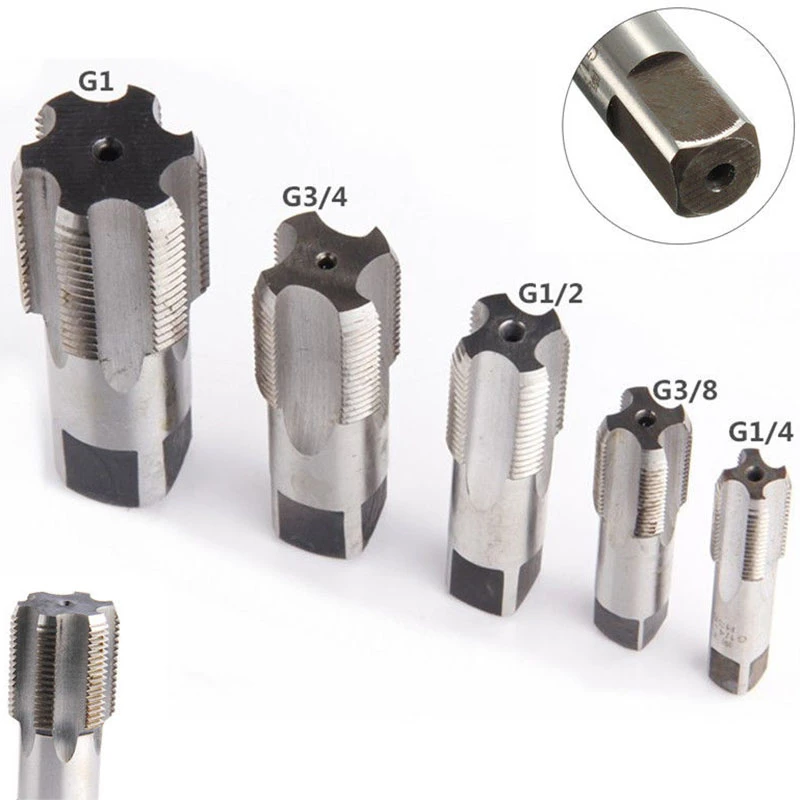 G1/8 1/4 3/8 1/2 3/4 HSS Taper Pipe Tap NPT Metal Screw Thread Cutting Tool XE