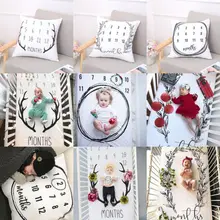 QH одеяло для маленьких девочек и мальчиков, чехол для подушки, фон для фотосъемки с часами