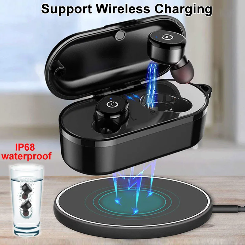 

MB2 tws Headphones Bluetooth Earphone IPX8 Waterproof Wireless Earphones in-ear Earbuds PK i9s i10 tws Headset For iPhone Xiaomi