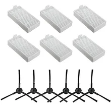 Hot 6x Side Brush 6x HEPA Filter Kit for CHUWI ilife v5s v5 x5 ilife V3s v3s pro v3l v5s pro v50 Robot Vacuum Cleaner Part Hot 6x Side Brush 6x HEPA Filter Kit for CHUWI ilife v5s v5 x5 ilife V3s v3s pro v3l v5s pro v50 Robot Vacuum Cleaner Part