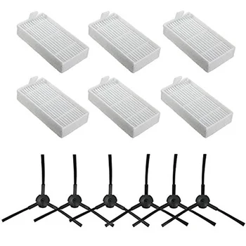 

Hot 6x Side Brush 6x HEPA Filter Kit for CHUWI ilife v5s v5 x5 ilife V3s v3s pro v3l v5s pro v50 Robot Vacuum Cleaner Part