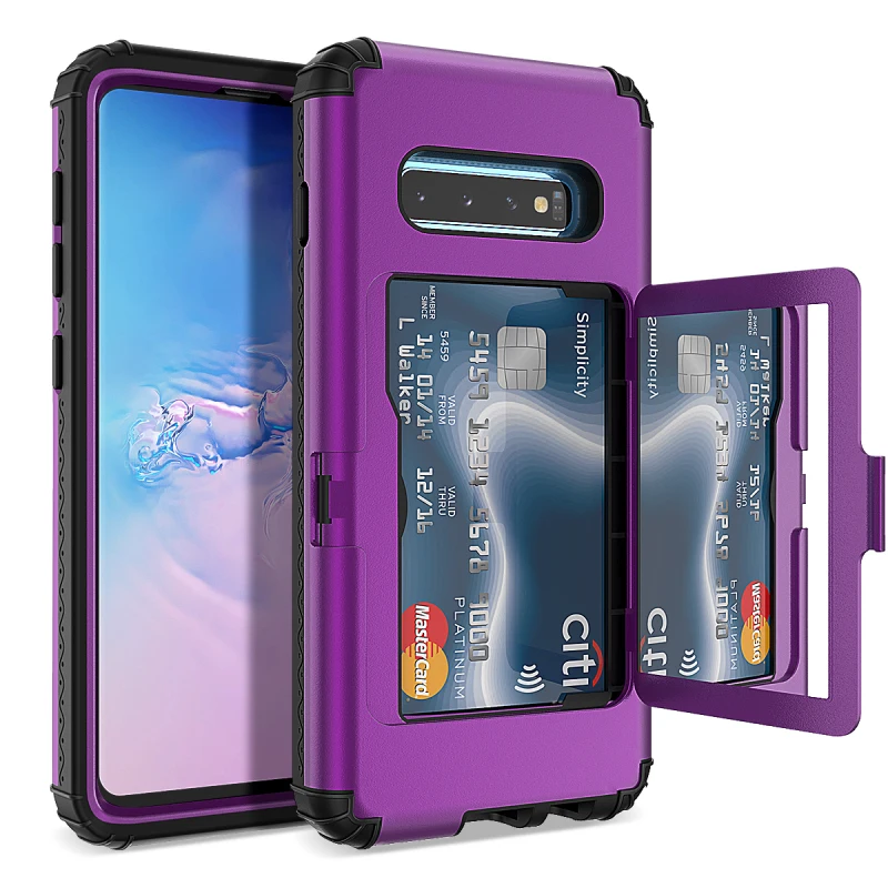 

Shockproof Bumper Hard case For Samsung Galaxy S10 Plus S10e 360 Full Protection Case Luxury PC Back Cover Case For Galaxy S10e