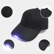 Светодиодная светлая крышка световой шляпа с кнопкой батарея Бейсбол кепки для обслуживания на открытом воздухе барбекю пеший Туризм Рыбалка спортивные