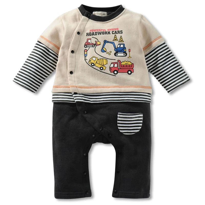 Стильный комбинезон для маленьких мальчиков, одежда для новорожденных, милая Одежда для новорожденных с суперменом и Бэтменом, Одежда для новорожденных, детский комбинезон Wan Chai Bebe