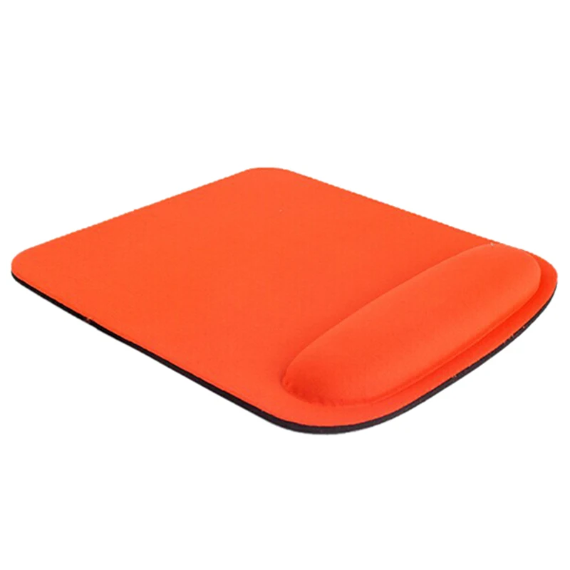 Thicken Square Comfy Wrist Mouse Pad For Optical/Trackball Mat Mice Pad Computer(Orange)Mouse