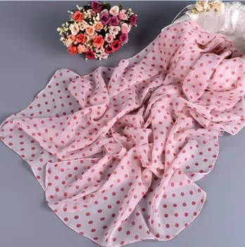 

New Fashion Lady Women's Long Polka Dot Scarf Wraps Shawl Stole Soft Scarves