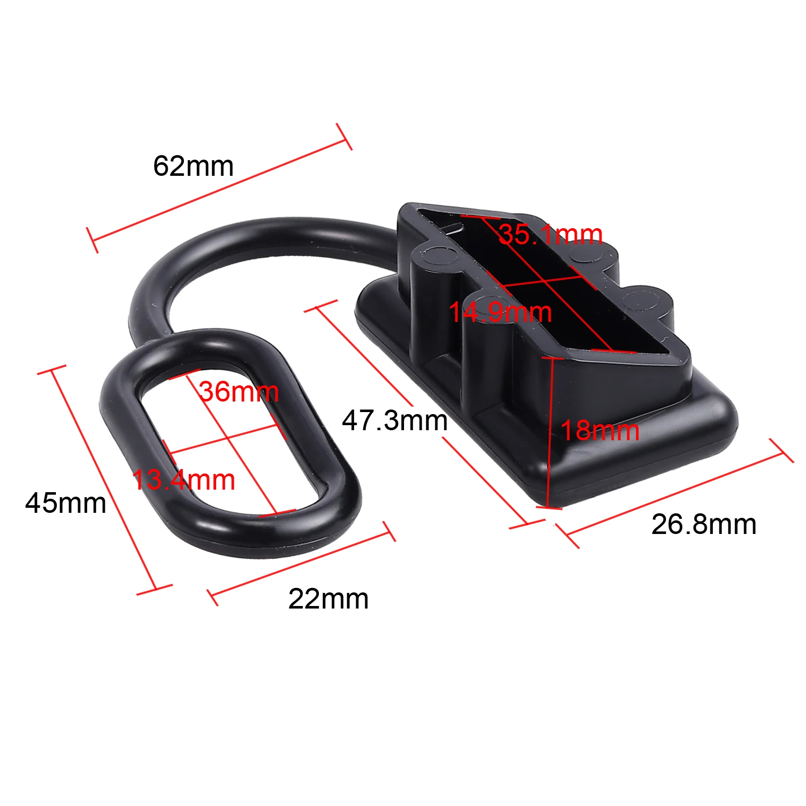 Neoteck 10 шт. Пылезащитная крышка конце SB50 Разъем 50 А двухполюсный аккумулятор а 600 в
