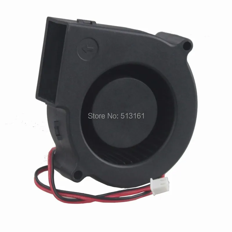 5Pcs Gdstime DC 24V 2-Pin Computer PC Ball Bearing Blower Cooling Fan 7530 75mm x 30mm