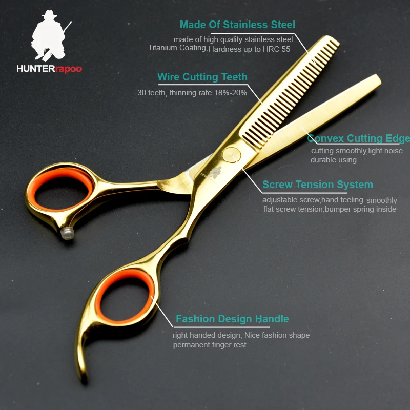 

30%off HT9128 6 inch professional shears hair cutting scissors japan hair cutting thinning scissors for barbershop haircut DIY
