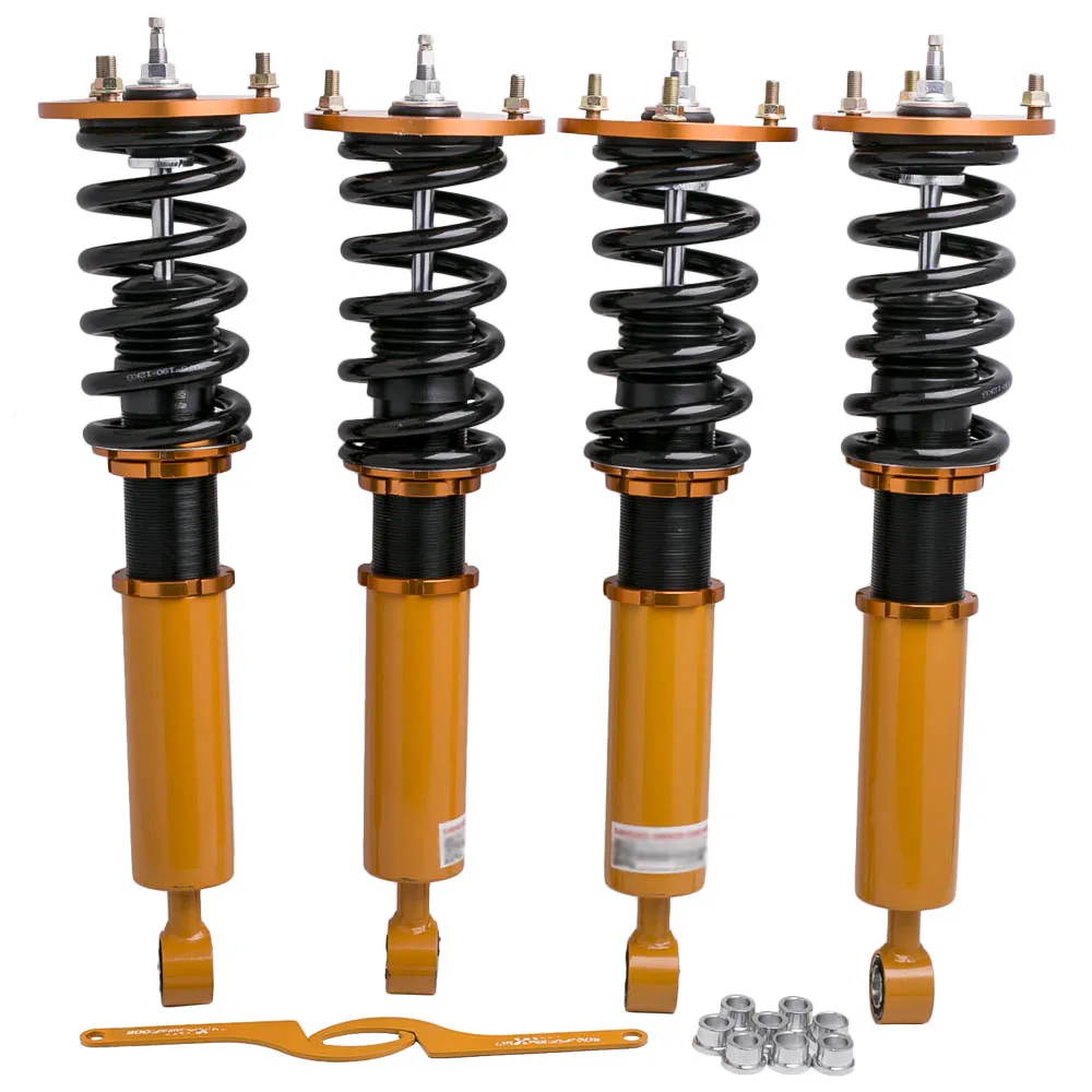 Coilover подвеска Наборы для Lexus v образной КРЕПЕЖНОЙ ПЛАСТИНОЙ LS 430 LS430 UCF30 XF30 2001 2006 Adj.