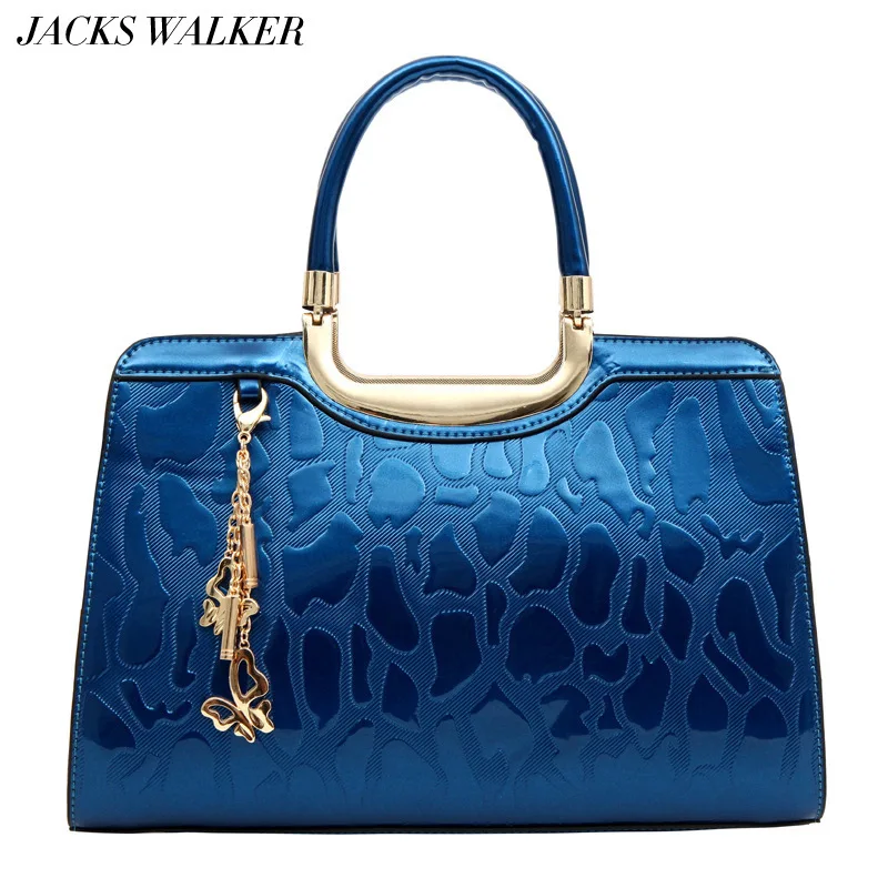 

Patent Leather Women Handbags Stone Pattern Design Lady Shoulder Bags Fashion Female Girl Famous Brand Crossbody Bag