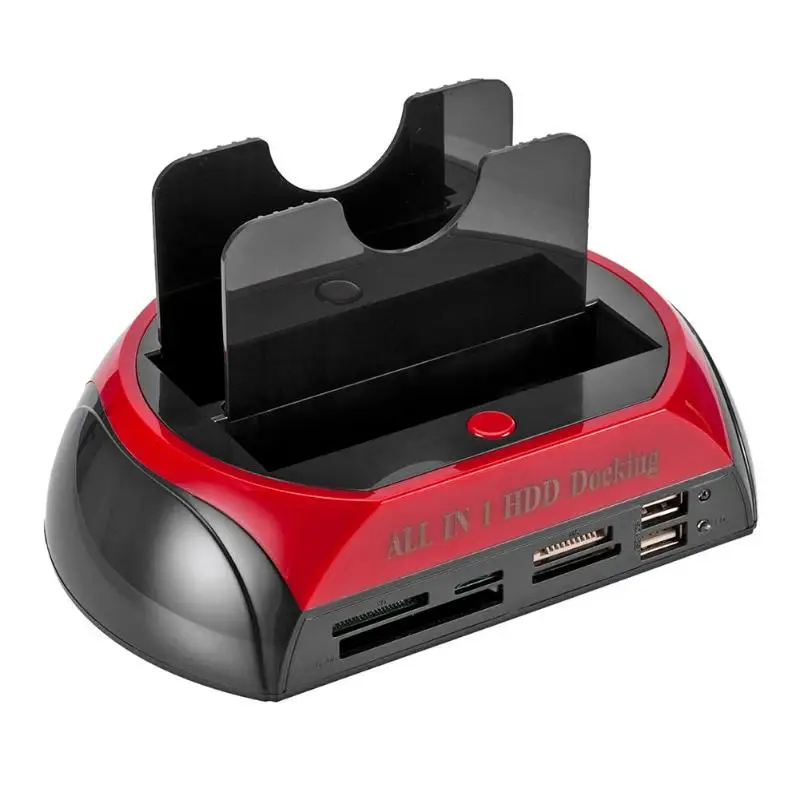 

Double Dock HDD Docking Station 2.5inch 3.5inch SATA IDE Hub Enclosure Box