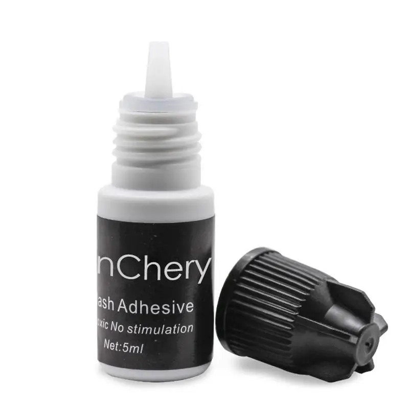 

5ml Eyelash Glue Grafting False Eyelash Glue Fast Drying No Odor Sticky Long Time Easy To Use And Portable