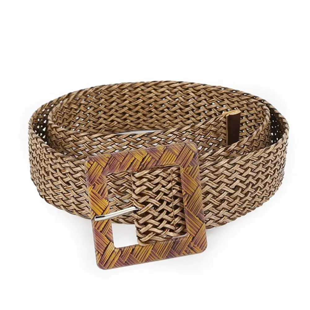 

2 Colors Hollow Woven Women Belt Wild Decoration Ethnic Style Wild Accessories Waistband For Femael