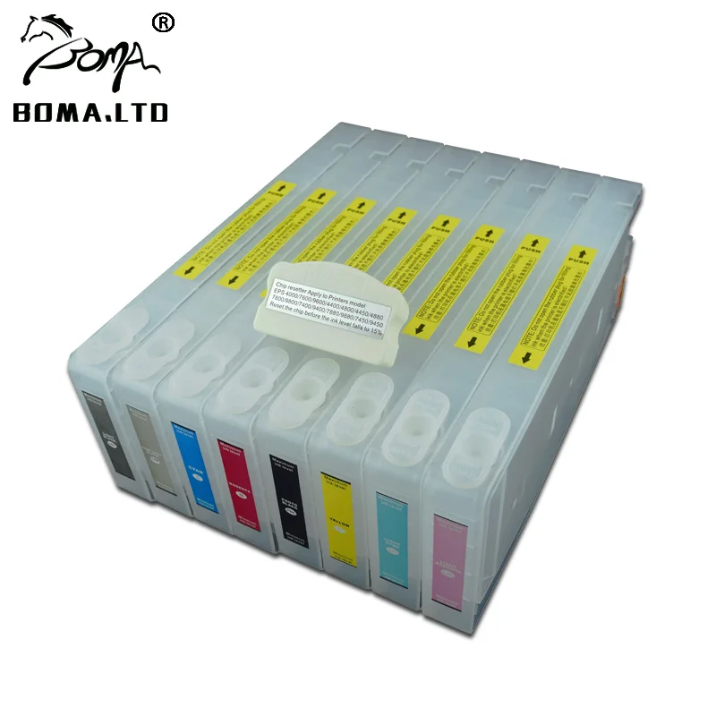 BOMA. LTD 7880 9880 струйные многоразовые картриджи с чипом и Resetter для принтера EPSON Stylus Pro