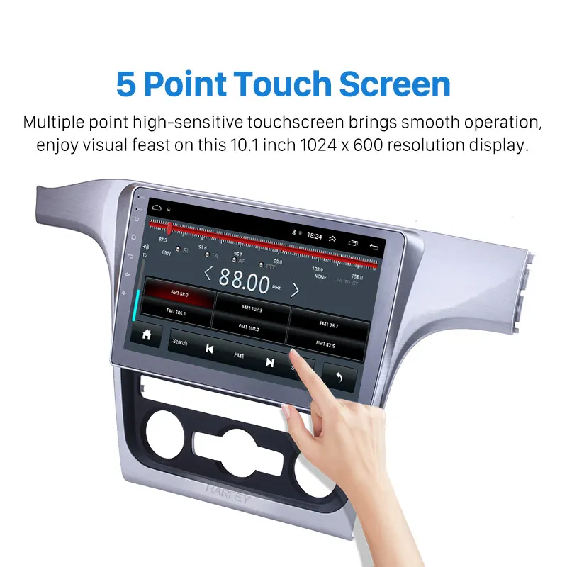 Sale Harfey 10.1" Android 8.1 Car Multimedia Player for 2012 VW Volkswagen Passat Radio with 3G Wifi Bluetooth Mirror Link  SWC 2