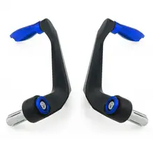 Мотоцикл 7/8in ручки тормоза и сцепления, обработанные на станке с ЧПУ протектор Защита Handguard защита рук