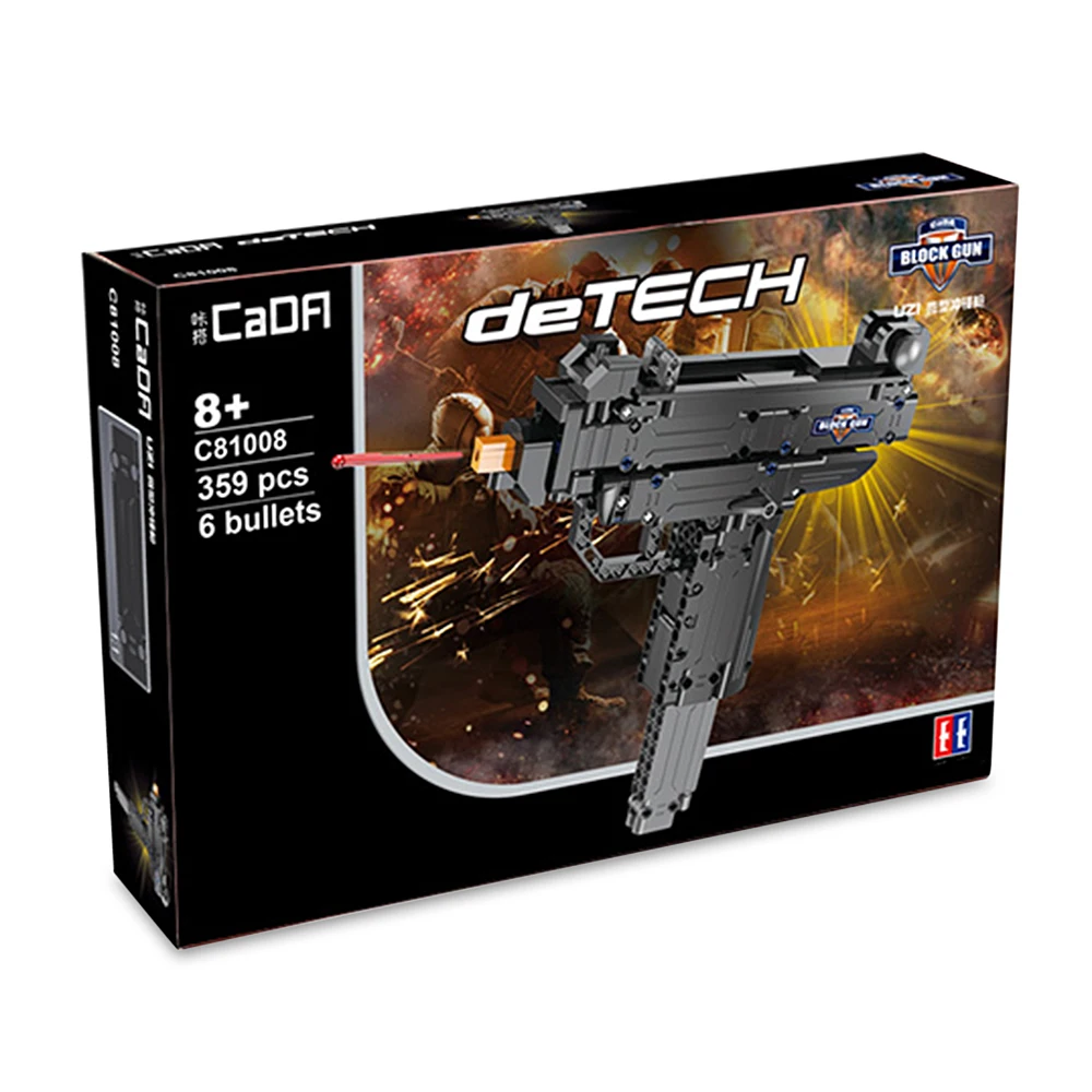 CaDA 359 шт. Building Block High Profile Simulation Gun Puzzle сборка игрушечных моделей строительных