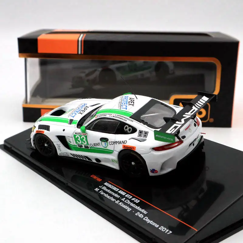 IXO 1:43 Mercedes AMG GT3#33 24 часа в сутки Daytona GTM108 Ограниченная серия коллекции