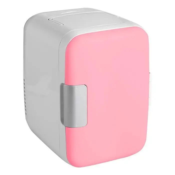 

Refrigerator 4L Mini Car Fridge Travel Freezer Portable Camping 12V US /EU Plug 40W Driving Refrigerator 2-in-1 cool and warm