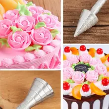 1 шт. украшения из алюминиевого сплава Кондитерские палочки для выпечки розы цветок конус крем держатель торт трубопровод стержень инструменты для нанесения глазури