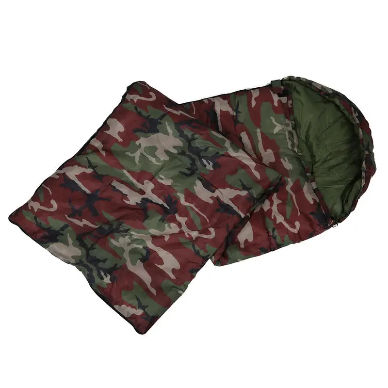

ABGZ-High quality Cotton Camping sleeping bag,15℃~5℃ degree, envelope style, camouflage sleeping bags
