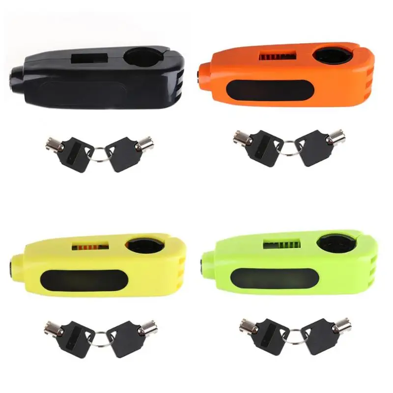 

VODOOL Universal Portable Anti-Theft Scooter Motorcycle Padlock Cycle MTB Bike Security Lock with Keys Car Exterior Parts