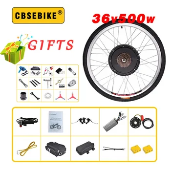 

CBSEBIKE high speed rear motor 36v500w Electric bike conversion kit for 20" 24" 26" 28" 700c Bicycle Motor Conversion Kit
