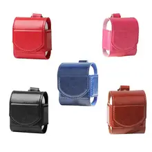 Headset Cover For Apple Airpods Wireless Headset Leather Case With Hanging Fastener Shockproof Headphone Case