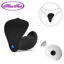 Wearable font b Dildo b font Vibrator Wireless Remote Control 10 Speed Women Masturbator Clitoris Stimulator