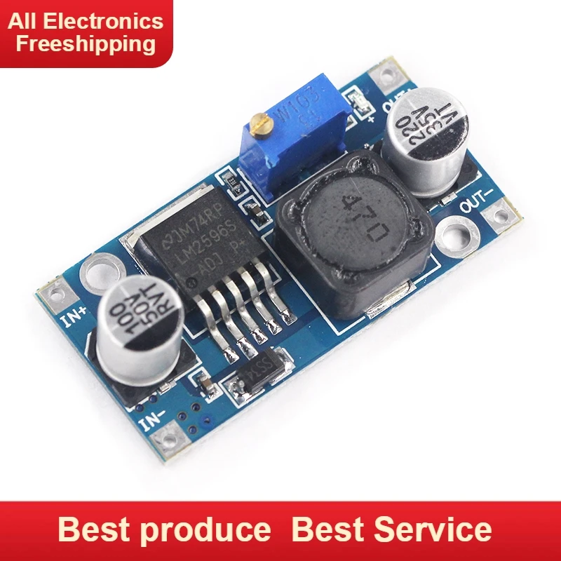 

LM2596s DC-DC step-down power supply module 3A adjustable step-down module LM2596 voltage regulator 24V 12V 5V 3V