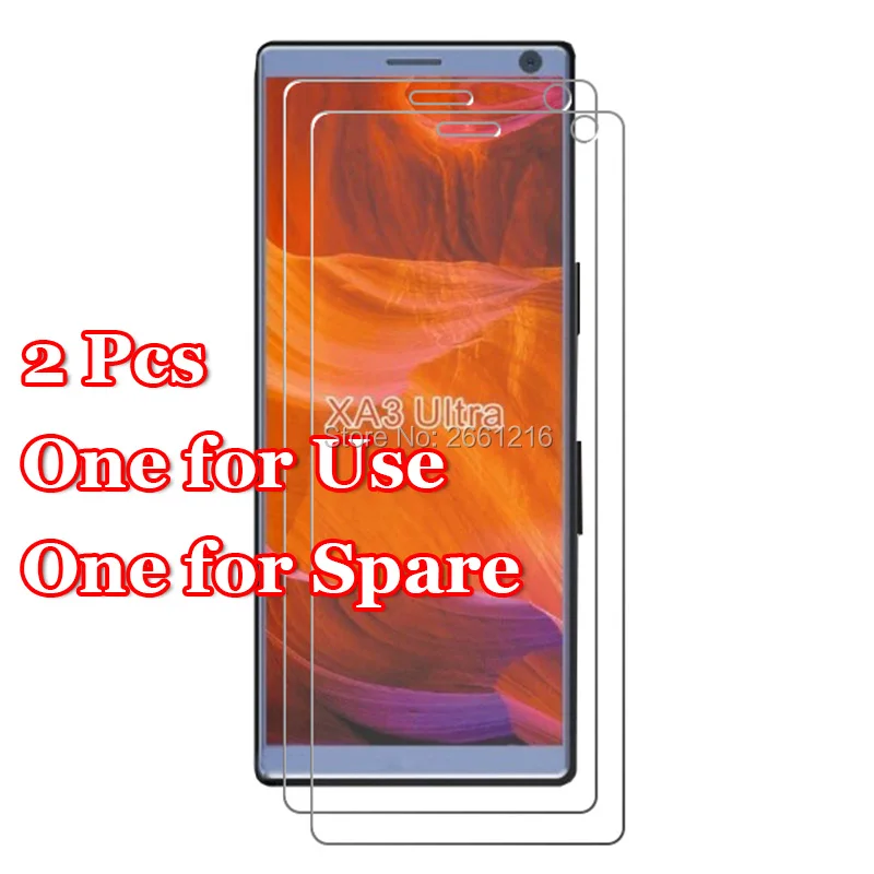 2 шт./партия для sony Xperia XA3ultra закаленное стекло 9 H 2.5D Премиум Защитная пленка экрана