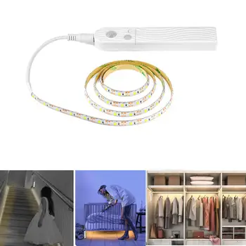 

Motion Sensor LED Light 3M Under Bed Cabinet Light Waterproof Closet Light Christmas Kitchen Home Decoration Lamp