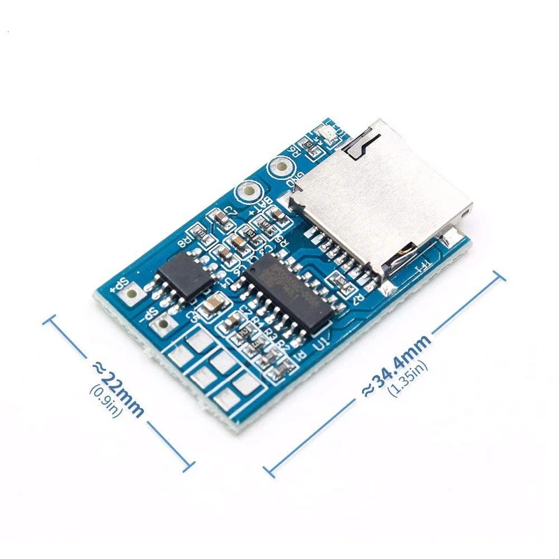 TF карта GPD2846A 1 шт. MP3 декодер плата 2 Вт модуль усилителя для Arduino питания GM Лидер