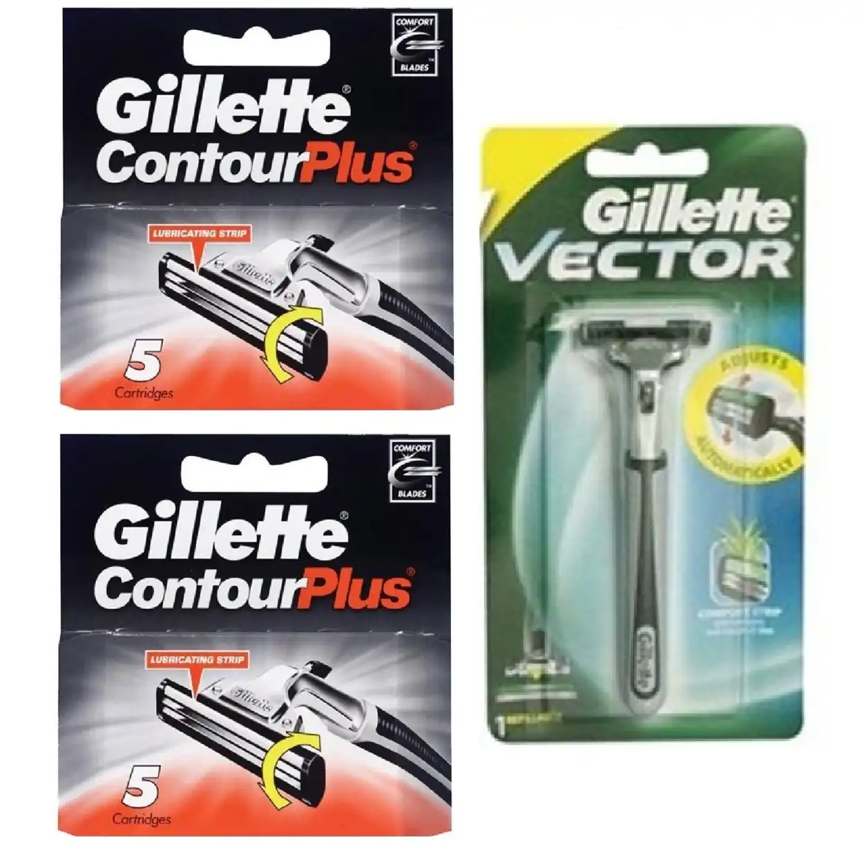 lames de rasoir gillette contour plus