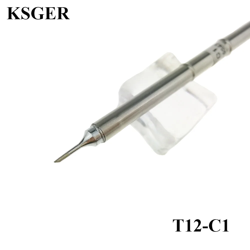 

KSGER T12-C1 Tips STM32 OLED/LED Soldering Station DIY Welding Tip Soldering Iron For FX951 Hand8S Melt Tin Repair Tools