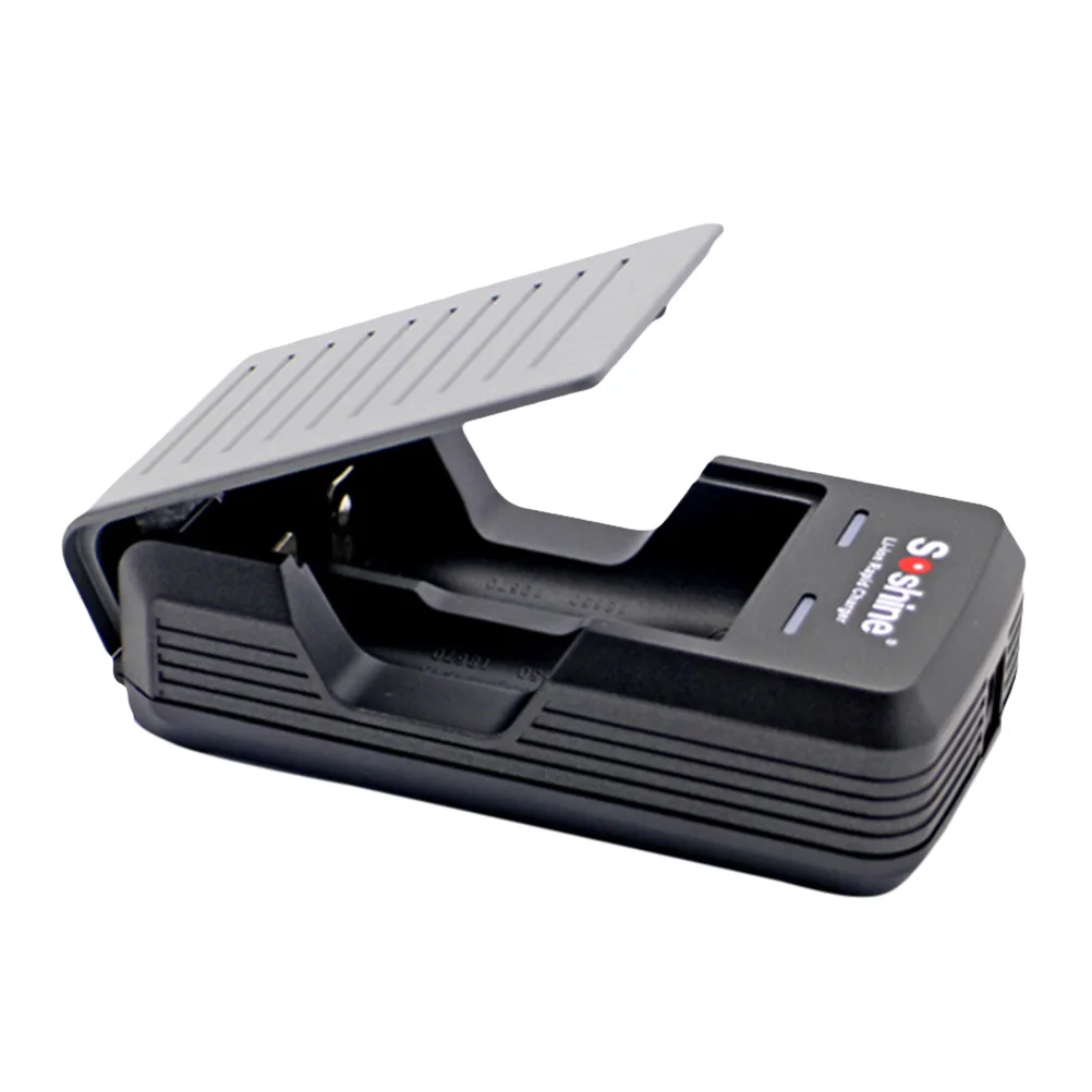 1 PC 2 Slots Universal 2A Portable 18650 Battery Charger Safe Compact