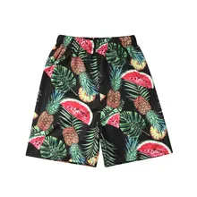 Одинаковые купальники для всей семьи, одежда для папы и сына, детские шорты для мальчиков, купальный костюм, чемоданы с принтами, пляжная одежда