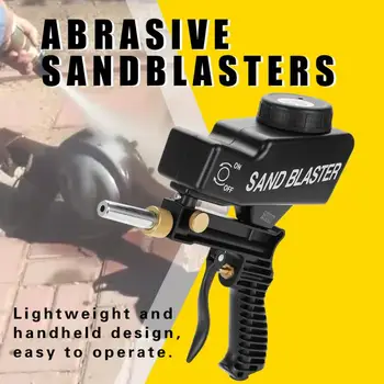 

for Removing Spot Rust Gravity Feed Portable Pneumatic Abrasive Sandblasters Sandblasting Gun Car Accessories