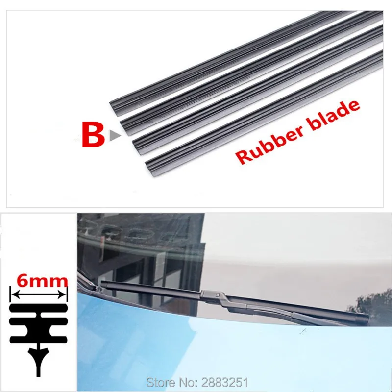 

Free shipping Car Wiper Blade Insert Rubber strip(Refill) for geely emgrand ec7 X7 ck2 ck3 ck1 Windscreen Wipers accessories