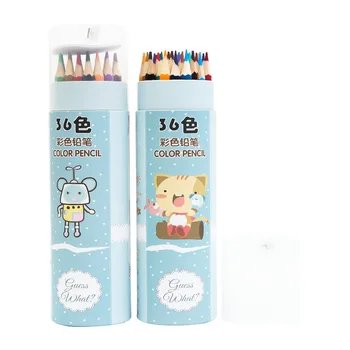 

12/24/36 Colors Wood Colored Pencils Lapis De Cor Drawing Colored Pencils Pack Stationery Office Accessories School Art Supplies