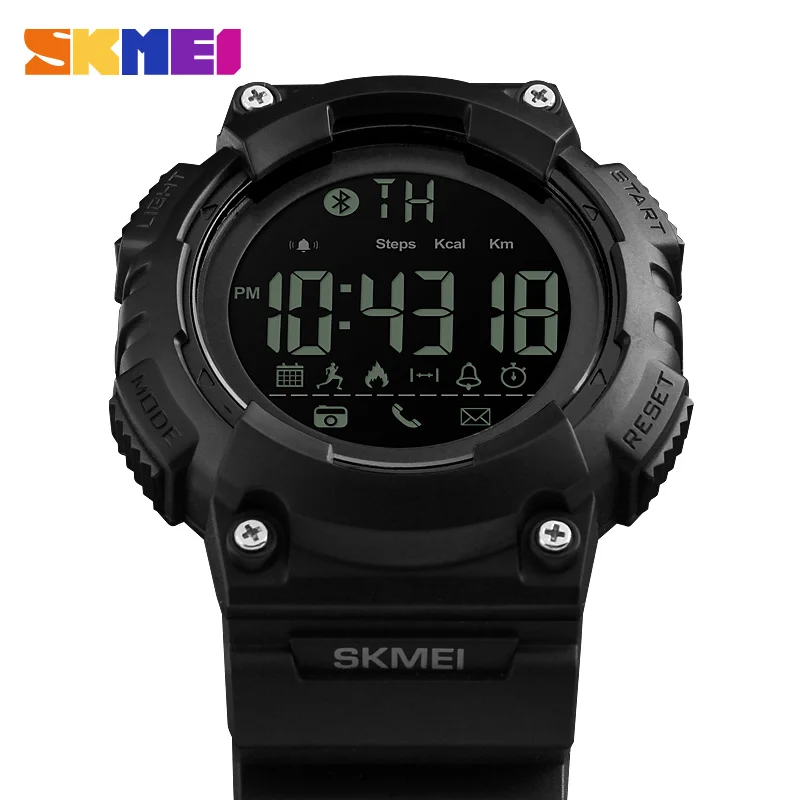 

2018 New Men Smart Watch Remote Camera Call Reminder Digital Wristwatches Sport Watch