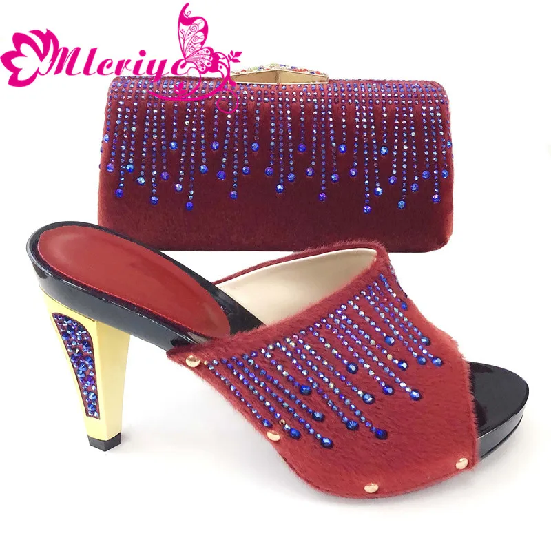 

Latest Italian Shoes with Matching Bags for Wedding Italy African Women Italian Shoes and Bag Set Nigerian Women Shoes and Bag