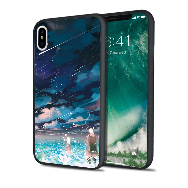 

Coque Mushishi Anime Stars Black Silicone Phone Cases for iPhone XS Max XR 10 X 7 8 Plus 5S 5 SE 6 6S Plus iPod Touch 6 5 Cover.