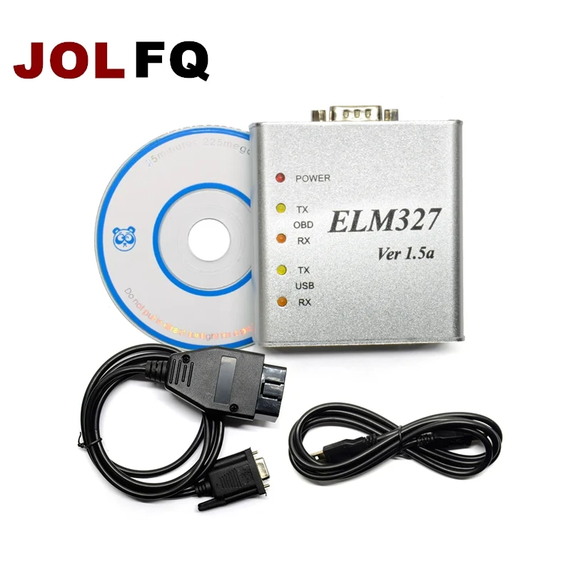 

ELM327 USB Metal Aluminum ELM 327 Metal Case Elm 327 USB V1.5/V1.5a Support All OBD2 OBDII Protocols Auto Car Diagnostic Scanner