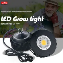 Cree cob cxb3590 cxb 3590 original, led, luz de crescimento 3000k 3500k 5000k 80 samsung lm561c s6 led luz crescente para plantas médicas